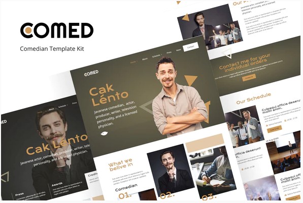 [Themeforest] Comed - Comedian elementor Template _0.jpg